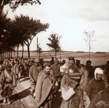 Prisoners, Champagne, northern France, c1914-c1918