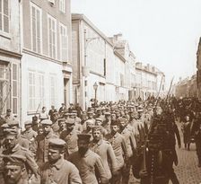 Prisoners, Chalons, northern France, c1914-c1918