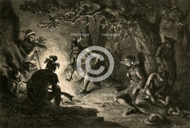 'Prisoners from the Wyoming Valley', (1877). Creator: Albert Bobbett.