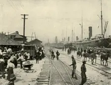 Prisoners Released Spanish-American War, June 1898, (1899). Creator: Burr McIntosh