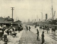 Prisoners Released Spanish-American War, June 1898, (1899). Creator: Burr McIntosh