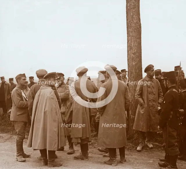 Prisoners, Route de l'Epine, France, c1914-c1918. Artist: Unknown.