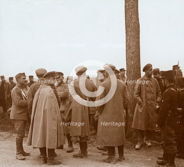 Prisoners, Route de l'Epine, France, c1914-c1918. Artist: Unknown.