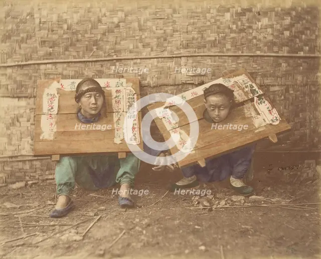 Prisoniers, 1870s. Creator: Unknown.
