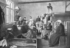 Prisonnieres; Vielles femmes de la commune du Ban-de-Sapt, dans les Vosges, emmenees.... Creator: Unknown