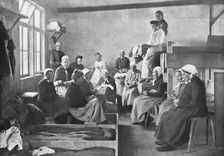 Prisonnieres; Vielles femmes de la commune du Ban-de-Sapt, dans les Vosges, emmenees.... Creator: Unknown