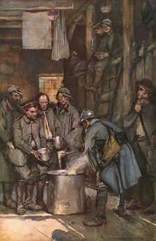 'Prisonniers allemands a Souville 1916 (1924) Creator: Francois Flameng