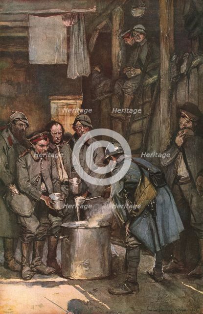 ''Prisonniers allemands a Souville', 1916 (1924) Creator: Francois Flameng.