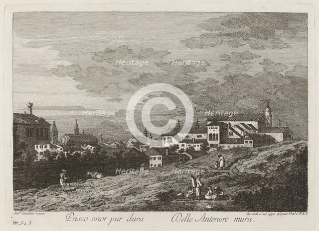 Prisco onor pur dura..., c. 1760. Creator: Joseph Wagner.
