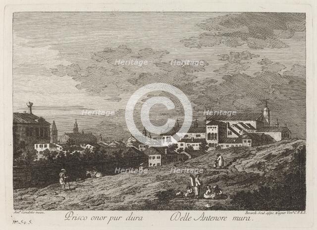 Prisco onor pur dura..., c. 1760. Creator: Joseph Wagner.