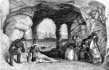 Private Theatricals at Tavistock House - scene from "The Frozen Deep", 1857. Creator: Unknown