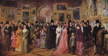 Private View at the Royal Academy, 1881 1883 (1935). Creator: William Powell Frith