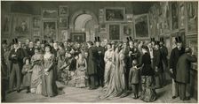 Private View, Royal Academy, 1881, (2 February 1885). Creator: Unknown