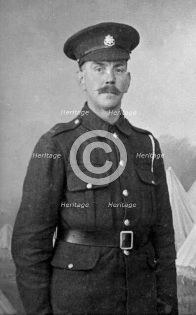 Private Webb, Dover, c1915-1916. Artist: Unknown