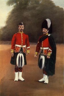 Private and Corporal of the Gordon Highlanders 1900. Creator: Gregory & Co