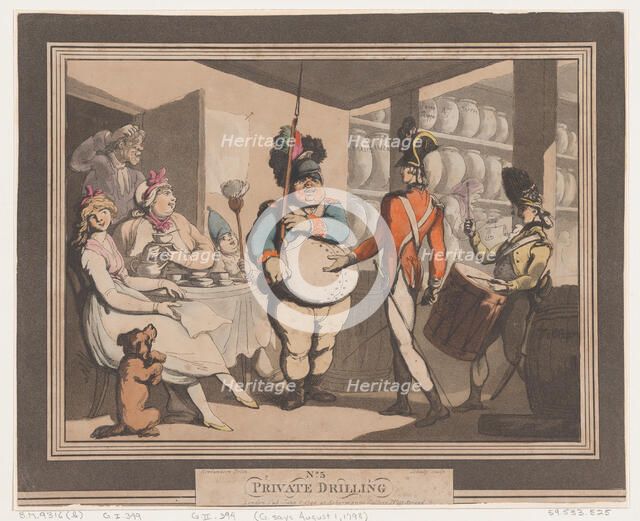Private Drilling, No 5, June 1, 1798. Creator: Heinrich Schutz.