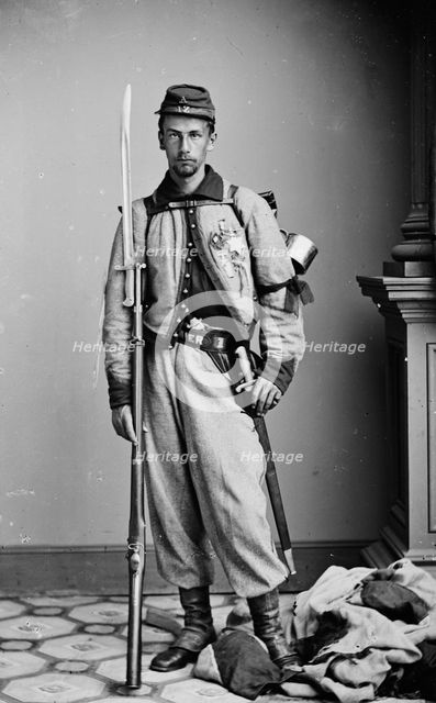 Private Francis E. Brownell, 1862. Creator: Unknown.