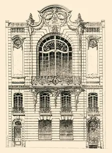 Private house in Paris, 1903. Creator: Unknown