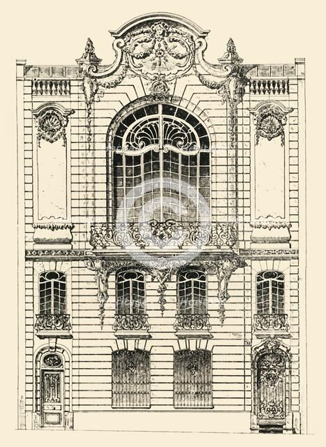 Private house in Paris, 1903. Creator: Unknown.