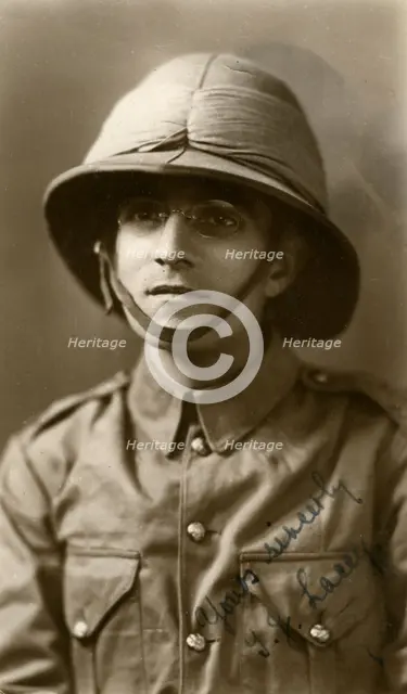 Private Lacey, 5th East Surrey regiment, Chakrata, India, 1917. Artist: Unknown