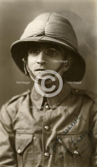 Private Lacey, 5th East Surrey regiment, Chakrata, India, 1917. Artist: Unknown