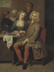 Private Meal, early 18th century. Creator: Jan Baptist Lambrechts