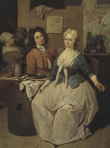 Private Meal, early 18th century. Creator: Jan Baptist Lambrechts