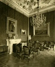 Private Office of Emperor Franz Joseph I in the Hofburg, Vienna, Austria, c1935. Creator: Unknown