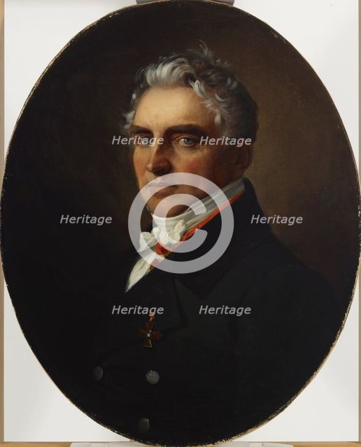 Privy Councillor Carl Daniel von Haartman, mid-19th century. Creator: Timoleon von Neff.