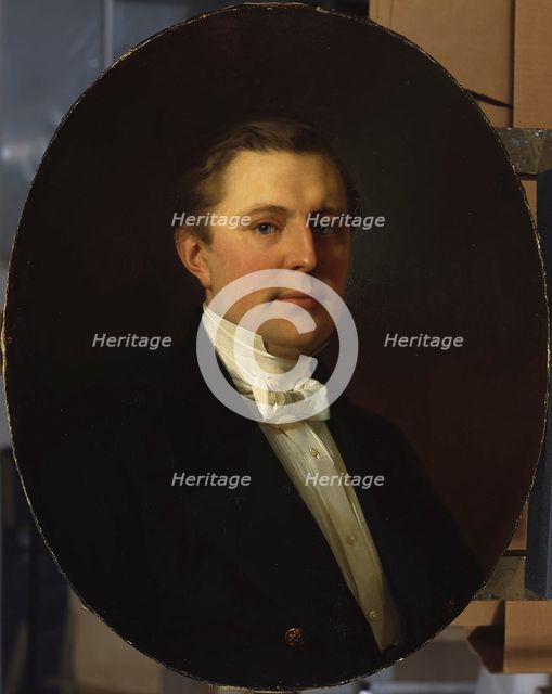 Privy Councillor Carl F. G. von Haartman, 1856. Creator: Johan Gustaf Köhler.