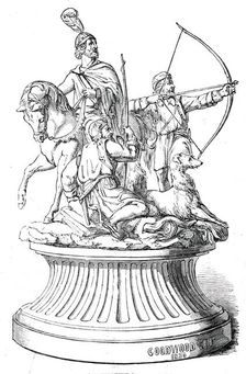 Prize Plate - Goodwood Races - the Goodwood Cup, 1850. Creator: Unknown