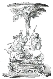 Prize Plate - Goodwood Races - the Steward's Cup, 1850. Creator: Unknown