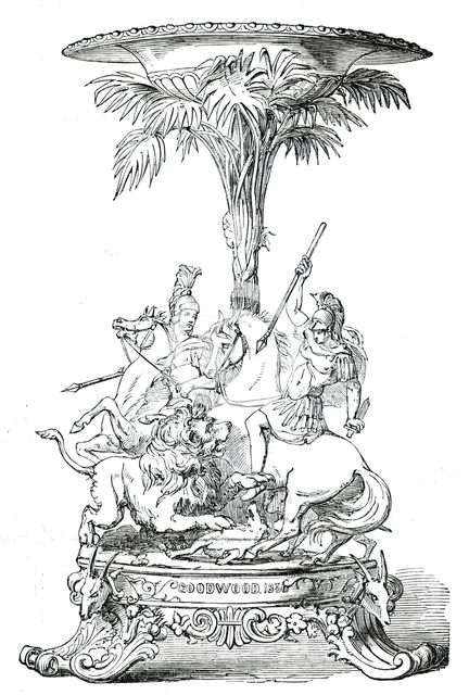 Prize Plate - Goodwood Races  - the Steward's Cup, 1850. Creator: Unknown.