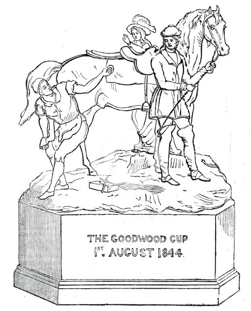 Prize plate - "The Cup", 1844. Creator: Unknown.