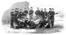 Prizes and Prize-Winners of the Calcutta Volunteer Rifle Matches at Barrackpore, 1865. Creator: Unknown