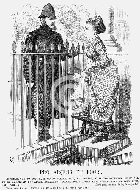 'Pro Ar(e)is Et Focis', 1872. Creator: Joseph Swain.