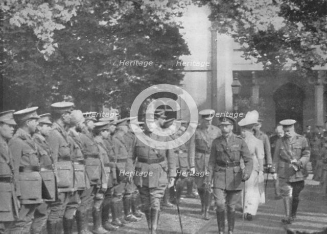 'Proceeding To The Investiture, 25th August 1915', (1939). Artist: Unknown.