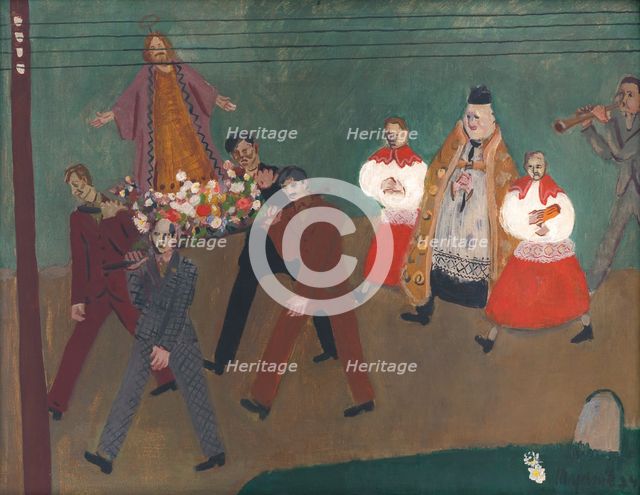Procession, 1934. Creator: Cyprian Majernik.