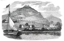 Procession up Hoad-Hill, the Site of the Memorial, 1850. Creator: Unknown