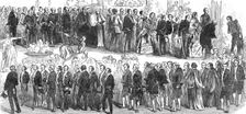 Procession at the Opening Ceremonial, Crystal Palace, Sydenham, 10th of June, 1854 1854. Creator: Unknown