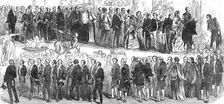 Procession at the Opening Ceremonial, Crystal Palace, Sydenham, 10th of June, 1854 1854. Creator: Unknown