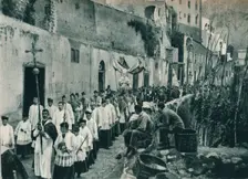 Procession, Capri, Italy, 1927. Artist: Eugen Poppel