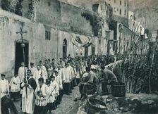 Procession, Capri, Italy, 1927. Artist: Eugen Poppel