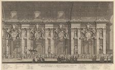Procession held in Saint Peter's Basilica in honor of the Canonization of several Saints, ..., 1712. Creator: Anon