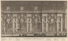 Procession held in Saint Peter's Basilica in honor of the Canonization of several Saints, ..., 1712. Creator: Anon