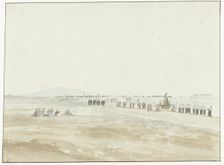 Procession in the vicinity of Cerignola, 1778. Creator: Louis Ducros