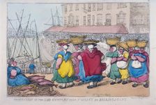 Procession of the Cod Company from St Giles's to Billingsgate 1810. Artist: Anon