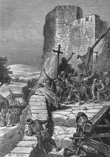 Procession of the Crusaders round the walls of Jerusalem, 1099 (1905)