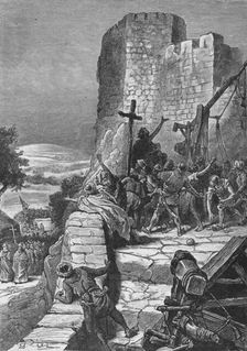 Procession of the Crusaders round the walls of Jerusalem, 1099 (1905)