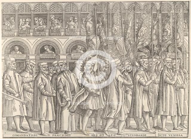 Procession of the Doge in Venice, 1556-61. Creator: Matteo Pagano.